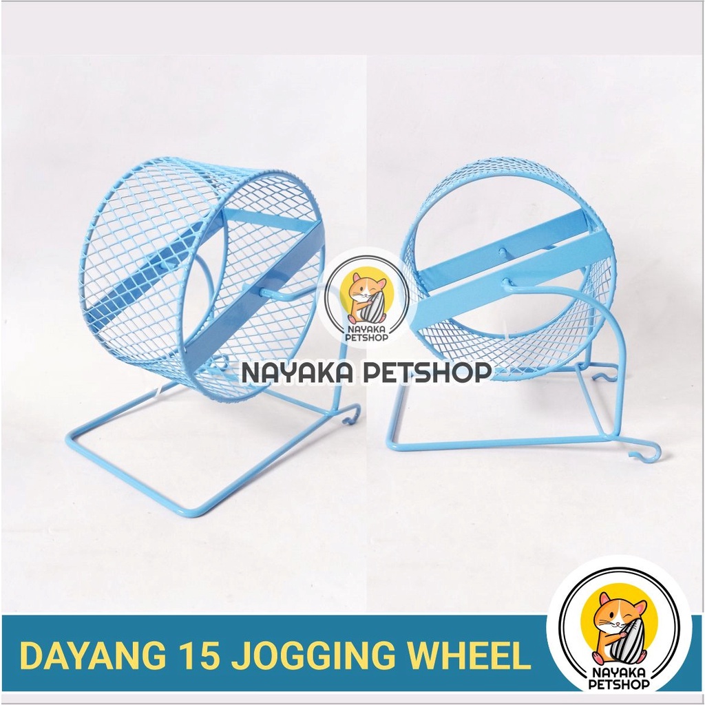 Dayang 15 Kincir Hamster Jogging Wheel Roda Putar Tupai Mainan Rolling Hewan