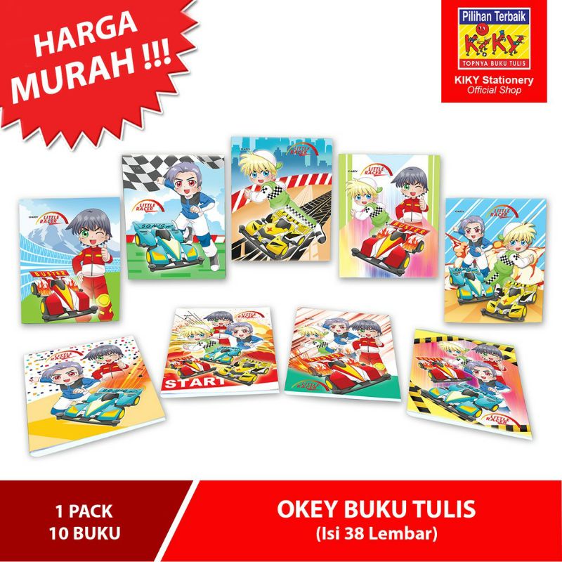 

Buku tulis okey dari Kiky 38 lembar
