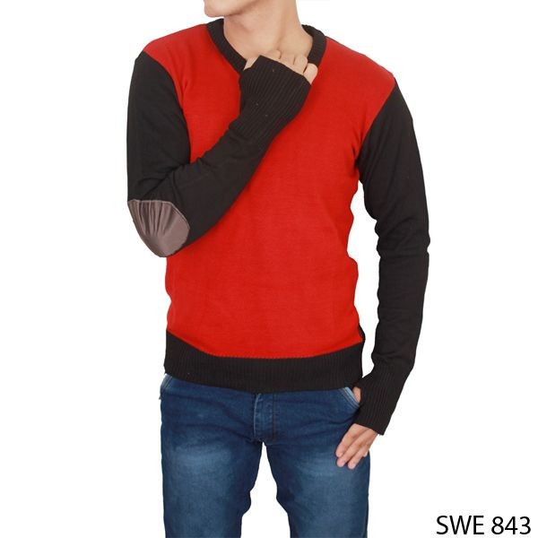 Sweater Knit Hoodie Ariel Rajut Merah – SWE 843