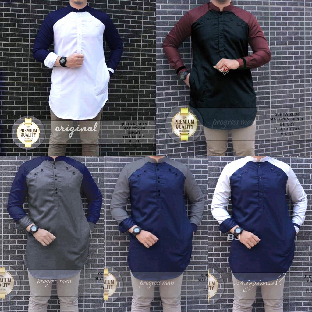 Koko Kurta Pakistan AGAM QOMISHU ORIGINAL Baju KoKo Pria Koko Kurta Pakistan AGAM QOMISHU ORIGINAL Baju KoKo Pria