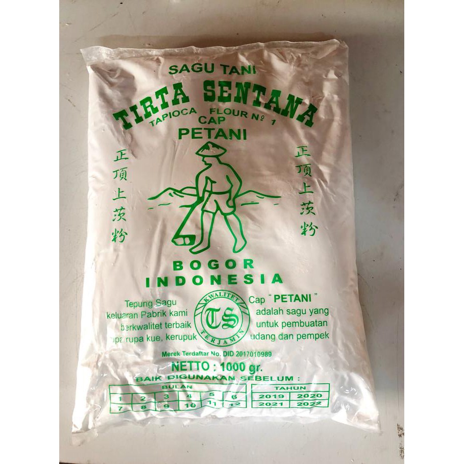 

Sale!! Tepung Sagu Cap Petani Tirta Sentana 1 Kg Terbaru