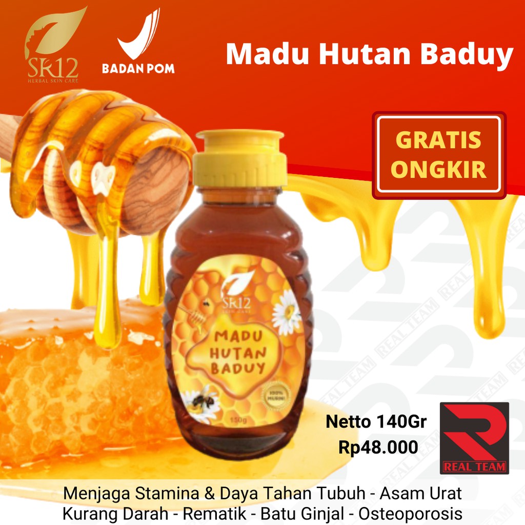 Madu Hutan Baduy SR12 Asli - Madu Badui Murni SR12 - Madu Hutan SR12 - Madu Baduy Asli Premium