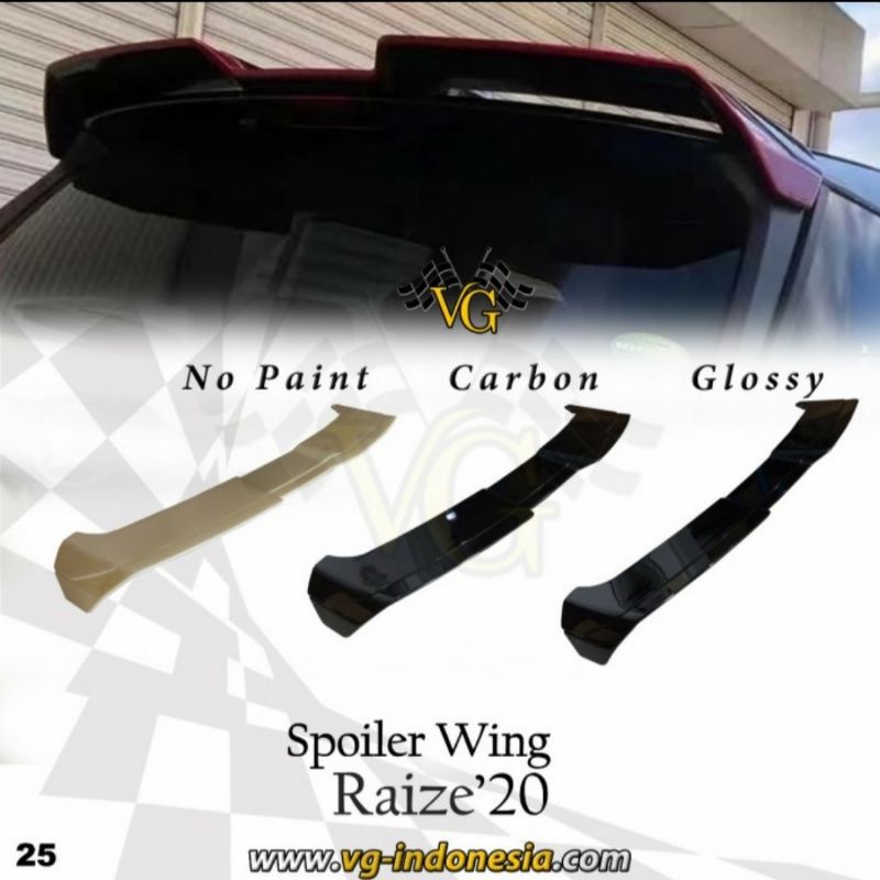 spoiler raize/rocky carbon