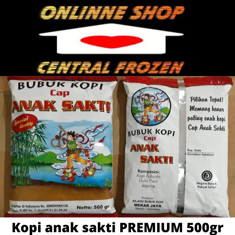 

KOPI ANAK SAKTI PREMIUM 500 GRAM KWALITAS PREMIUM KASAR DAN HALUS