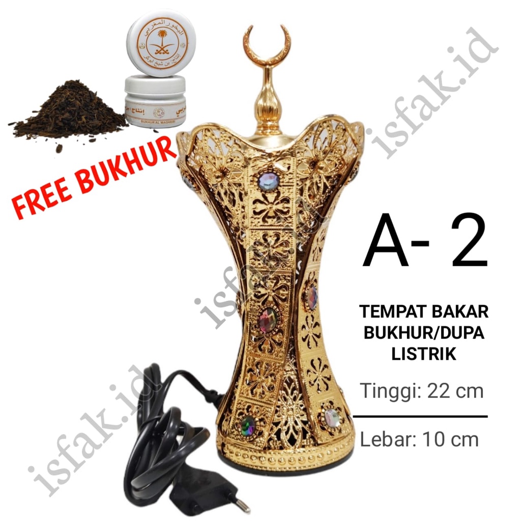 FREE BUKHUR Prapen Buhur Listrik Tempat Bakar Bukhour Elektrik Wadah Dupa Electrik Modern Tungku Aromaterapi Cantik Pendupaan Impor Mabkhara Antik Incense Burner Electric