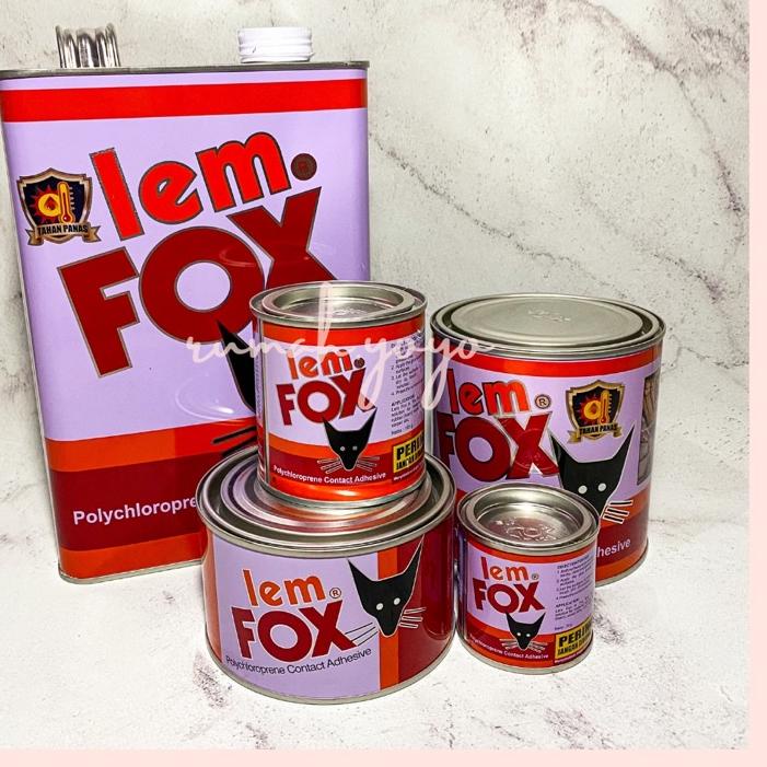 

New! Lem Fox 300 cc / 300 gram | Lem Kuning Kaleng