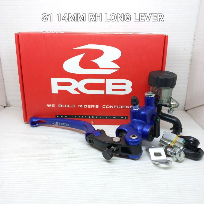 Master Rem RCB Radial S1 14MM RH Kanan Long Lever Original