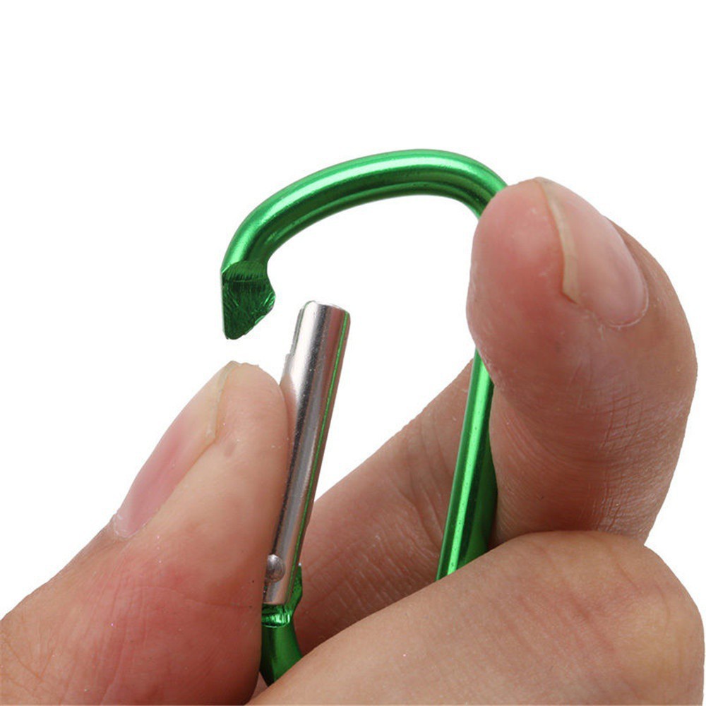 5pcs Carabiner Mini Multifungsi Untuk Hiking / Camping / Climbing