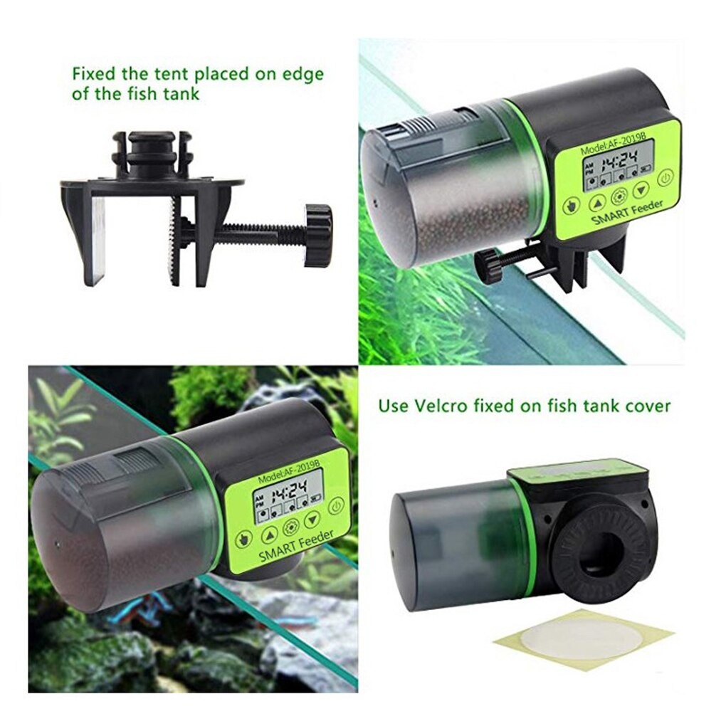 Dispenser Makanan ikan Automatis Aquarium Automatic Food Timer