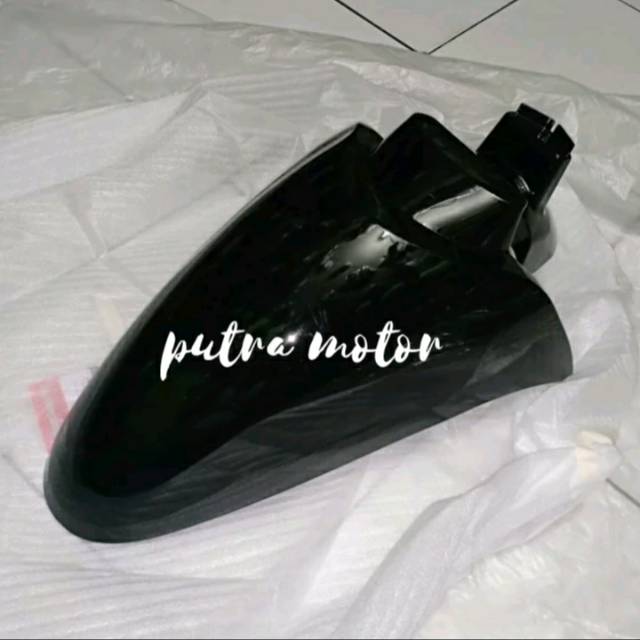 Spakbor depan Scoopy new 2018 2019 ring 12 non ori hitam kilap