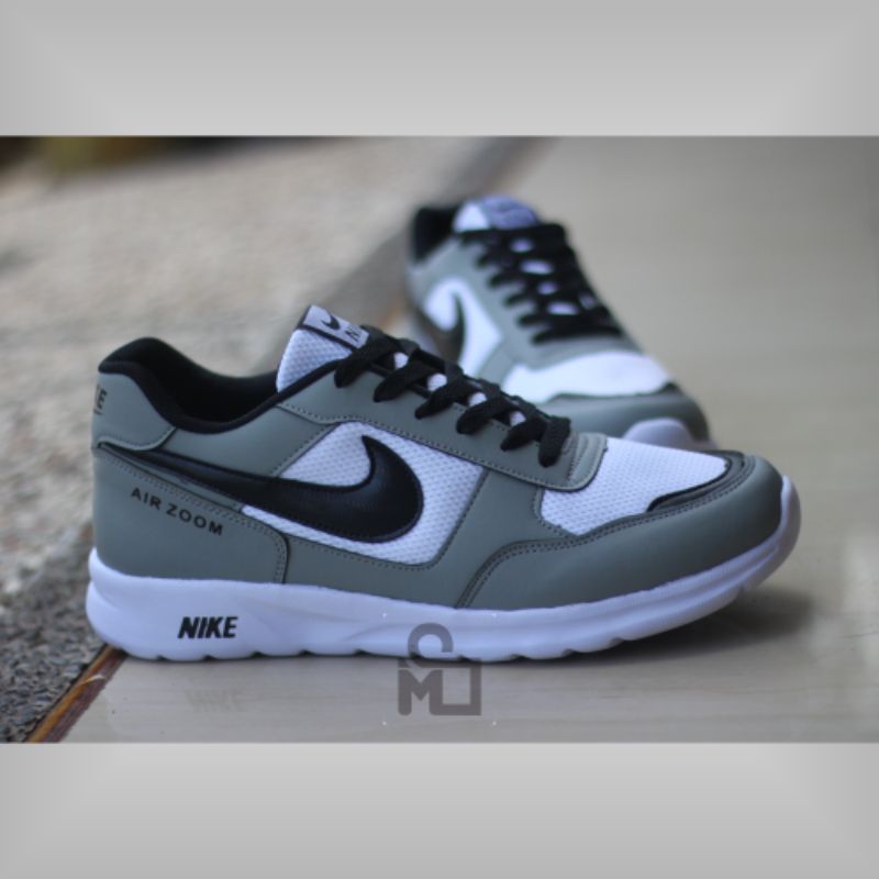 SEPATU PUTIH  SEPATU AIRZOOM FULL PUTIH UK 36-44 RUNNING SNEAKERS SANTAI TERLARIS SEPATU PRIA WANITA-7