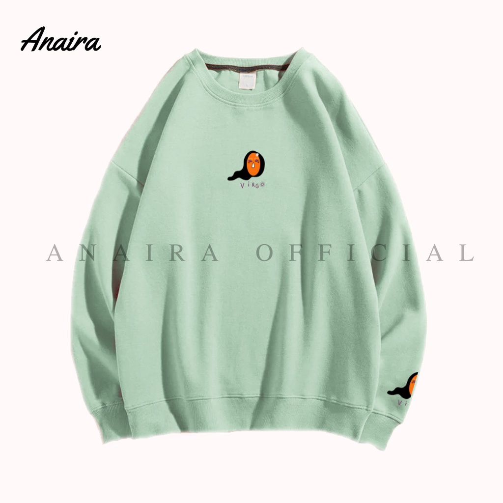 VIRGO SWEATER CREWNECK WANITA ANAIRAOFFICIAL