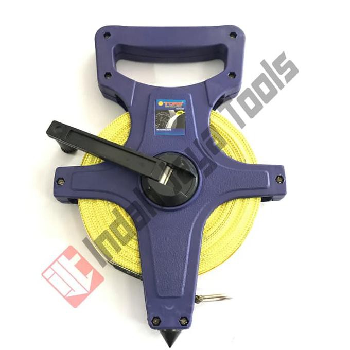 Diskon Tora Meteran Tukang Bangunan Tancap Tanah Tipe PP 30 50 100 Meter Original