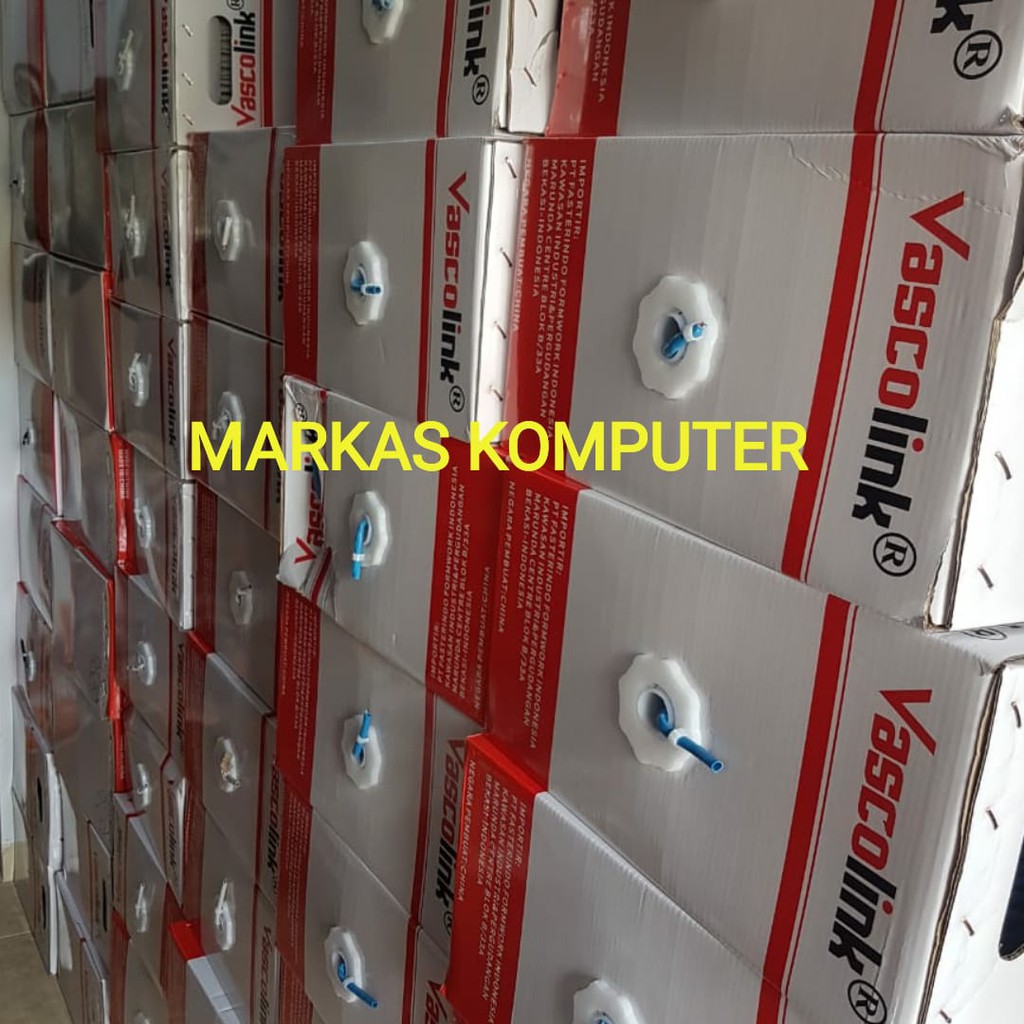 Kabel LAN UTP cat6 / Cat 6 Vascolink Original 1 roll 305 Meter