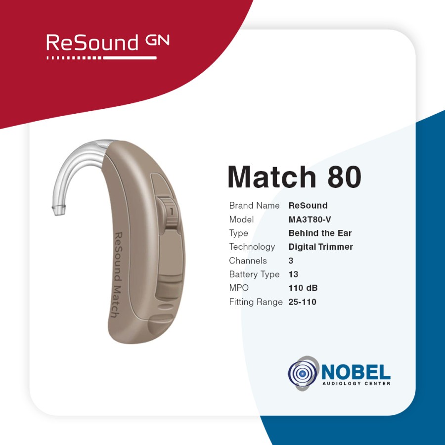 Alat Bantu Dengar GN ReSound Match 80