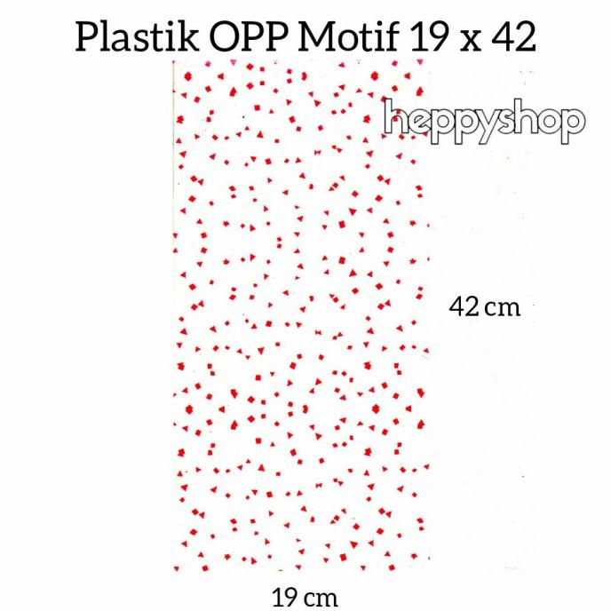 

Plastik OPP Motif 19 x 42, Plastik Bingkisan Ultah heppys44 Ayo Beli