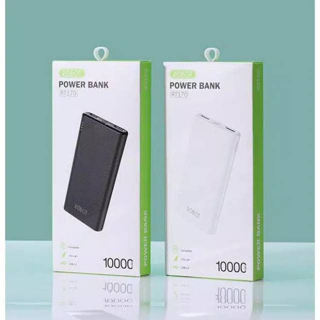 PB robot 10000mah slim RT170 dual out put