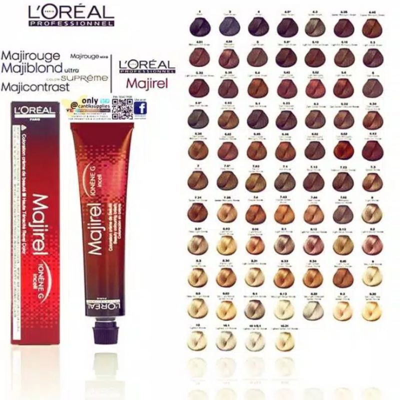 Loreal majirel majicover hair color 50ml / pewarna rambut / semir rambut / cat rambut permanen