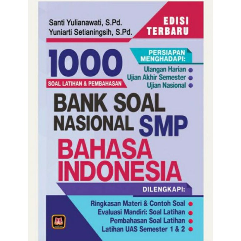 FREE BUBBLEWRAP 1000 Bank Soal Nasional SMP Matematika Bahasa Indonesia Bahasa Inggris IPA IPS PKN K13 Pustaka Setia-B Indonesia