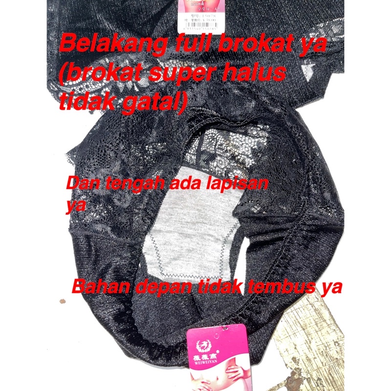 GROSIR CELANA DALAM LACE KODE 8202/CELANA IMPORT WANITA/UNDIES