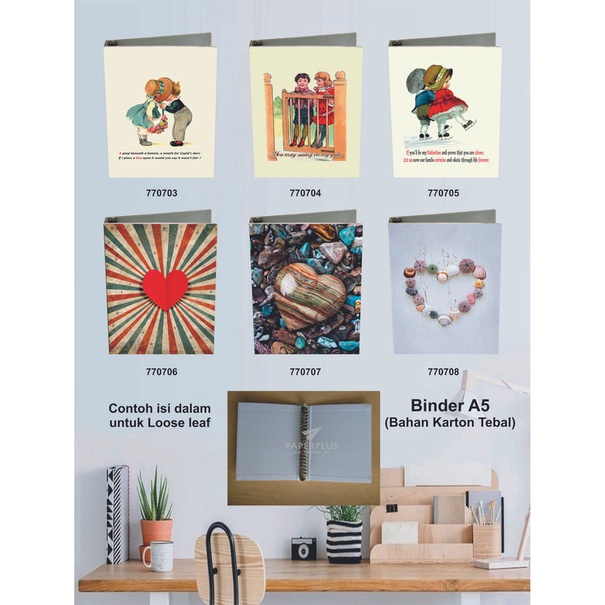 

Binder A5 / Binder Note A5 / Love / Set 2972