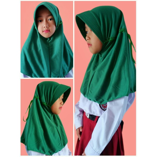 Hijab Sekolah Anak SD/TK instant