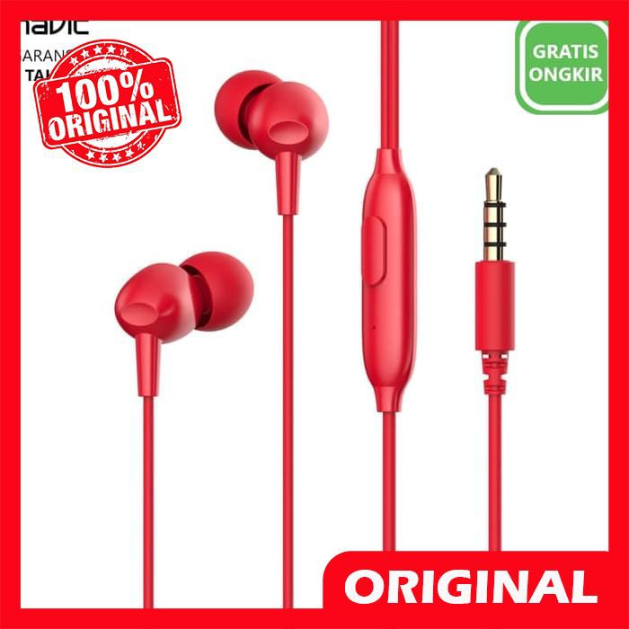 Havit Earphone Headset HV-E48P - Merah