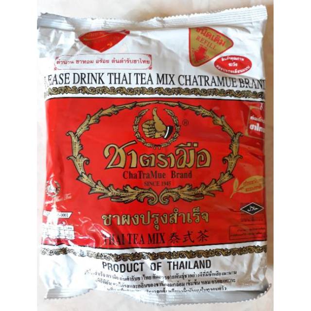 

THAI TEA MIX NUMBER ONE CHATRAMUE BRAND 400 GR