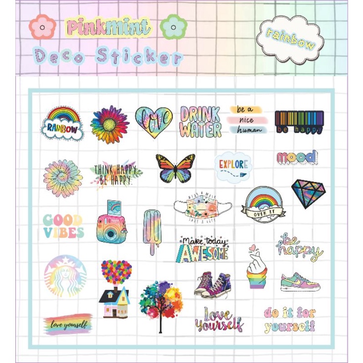 

STICKER AESTHETIC RAINBOW