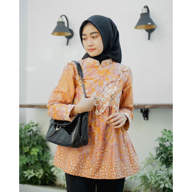 Baju Batik Wanita Modern Atasan Batik Modern Batik Kerja