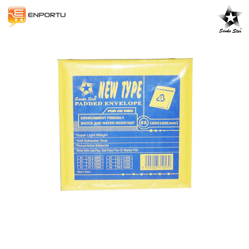 

SANKO STAR Water-proof Amplop #A (160x160 mm) For CD