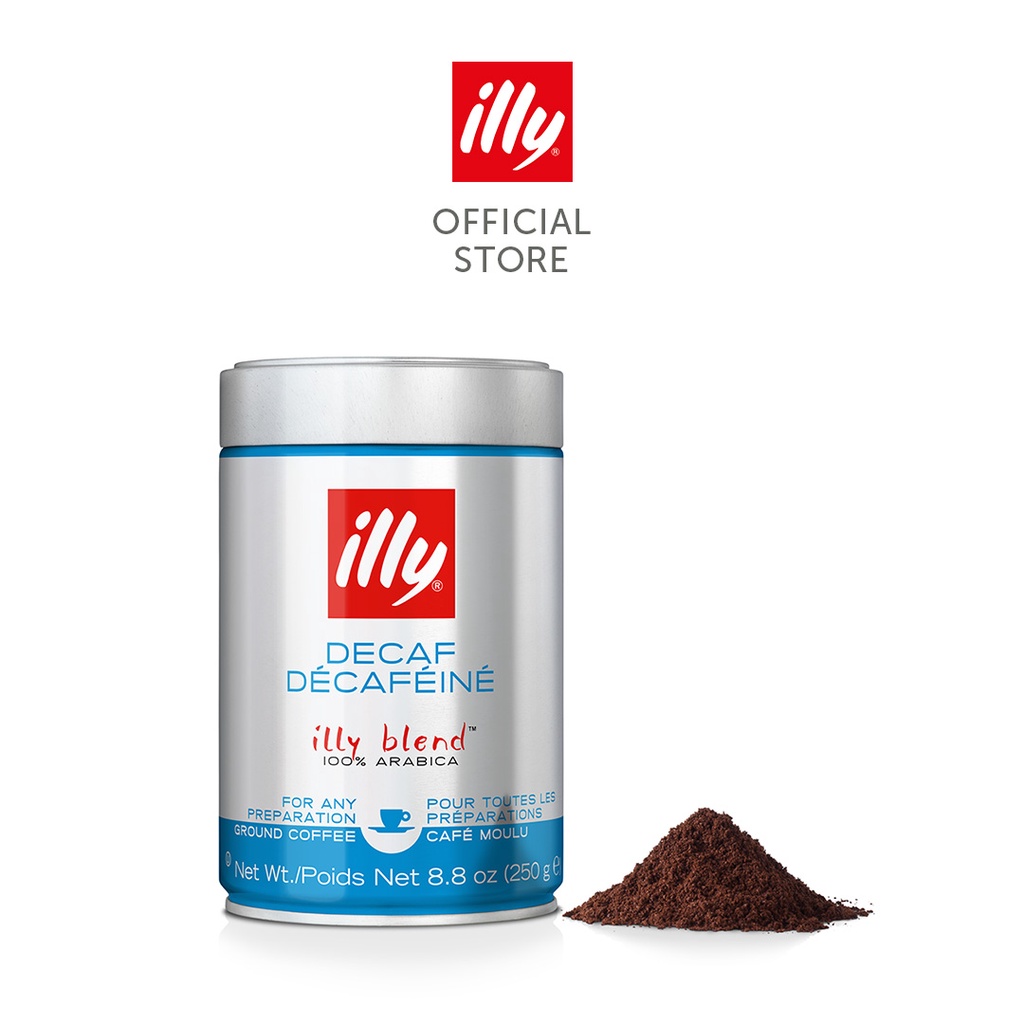 

illy Coffee - Decaf - Kopi Bubuk 250 gr