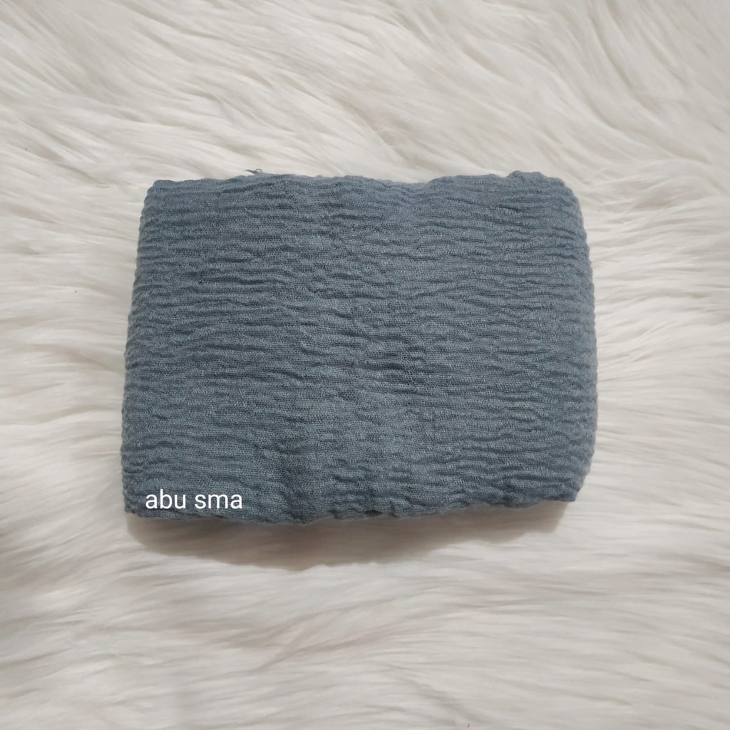 Termurah Pashmina Crinkle Azara / Pashmina Crinkle / Crinkle Azara-Abu sma