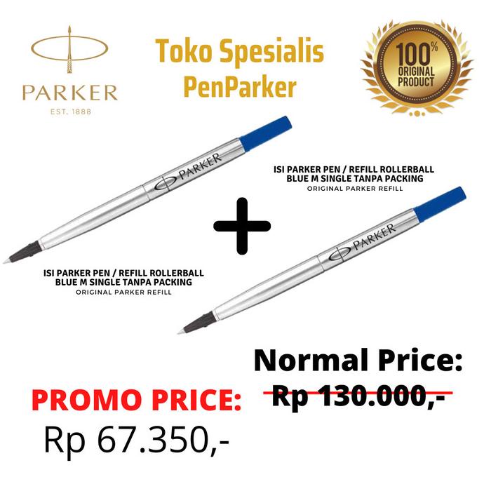 

Office & Stationery | Alat Tulis | [Get 2]Isi Parker Pen/Refill Rollerball/Signpen Black M Tanpa Packing | Best Seller