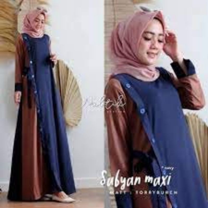 Sabyan maxi pakaian wanita fashion muslim remaja