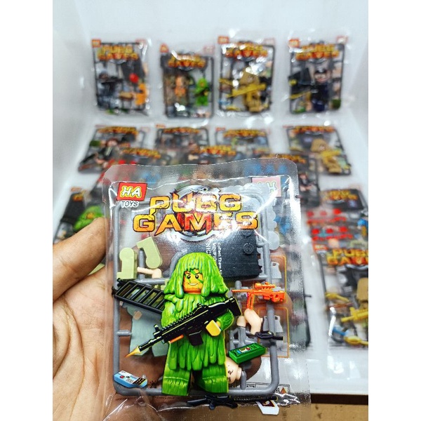 Mainan Lego Pubg games / mainan Lego tentara isi 20pcs