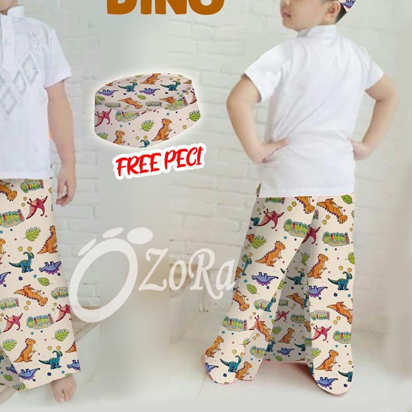 ✦ Sale Sarung Celana Anak Instan Karakter Wadimor Free Peci kartun ▲