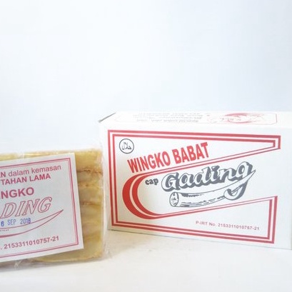 

WINGKO BABAT MERK GADING Oleh Oleh Khas Solo
