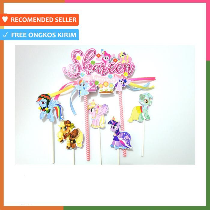 TOPPER CAKE BIRTHDAY LITTLE PONY