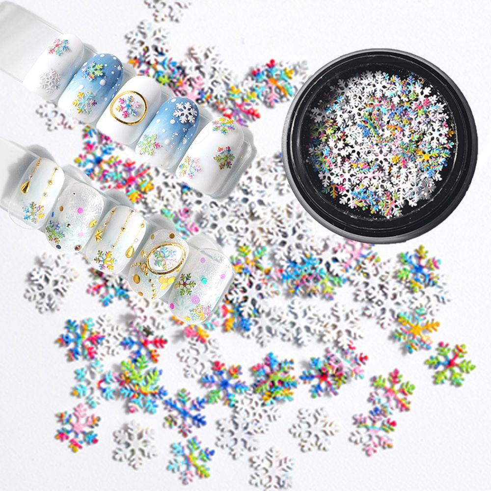 Preva Nail Sequin Fashion Stiker Payet Glitter Warna-Warni Serpihan