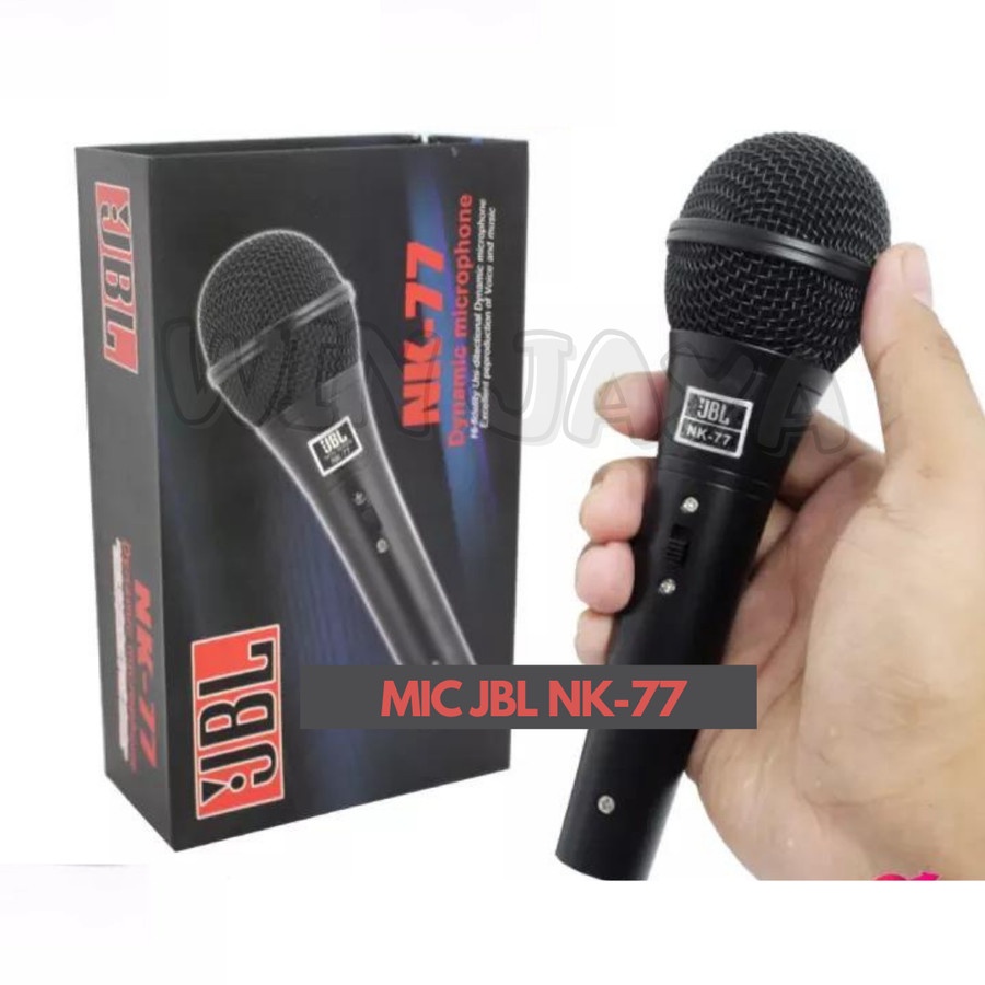 TERBARU MICROPHONE KABEL JBL NK-77 MIC KABEL BODY BESI MICROPHONE DINAMIK JBL