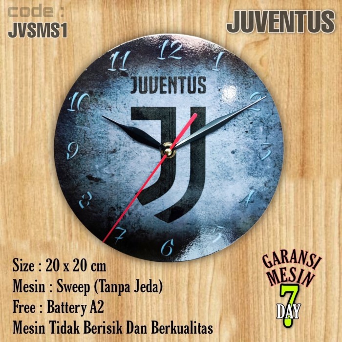 Jam Dinding JUVENTUS FC SWEPP Team Club Klub Sepak bola JUVENTUS FC