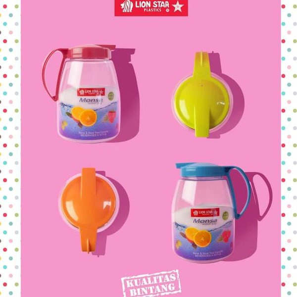 LION STAR K 29 MONSA WATER JUG 2,1 L TEKO ESKAN PITCHER 2.1 L LIONSTAR