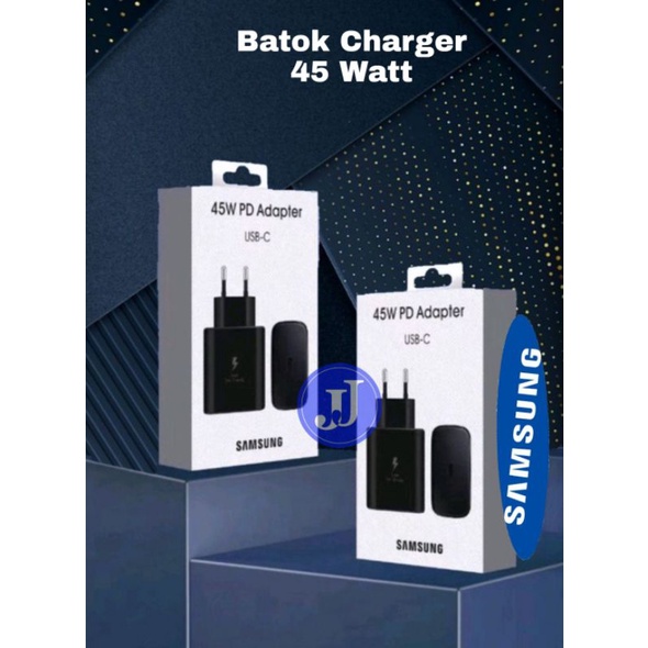 BATOK Casan Samsung Note 20 S20 S21 45W USB-C ORIGINAL Super Fast Charging PD