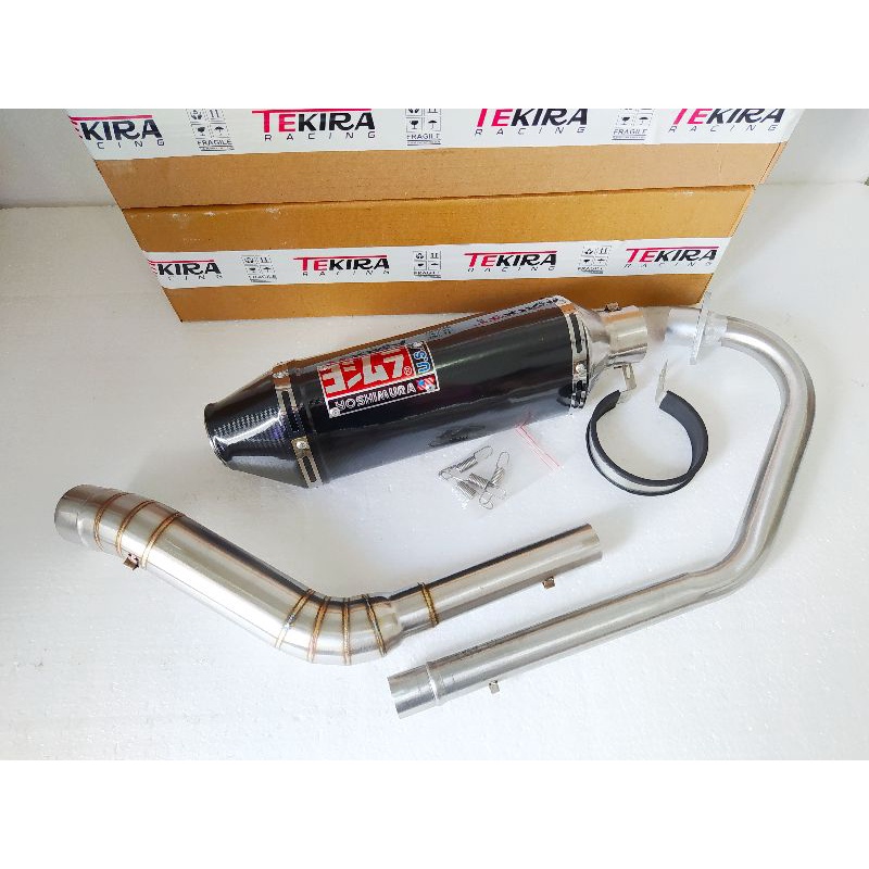 Knalpot Racing Yoshimura Usa Carbon Byson Fi Karbu Scorpio Z 225