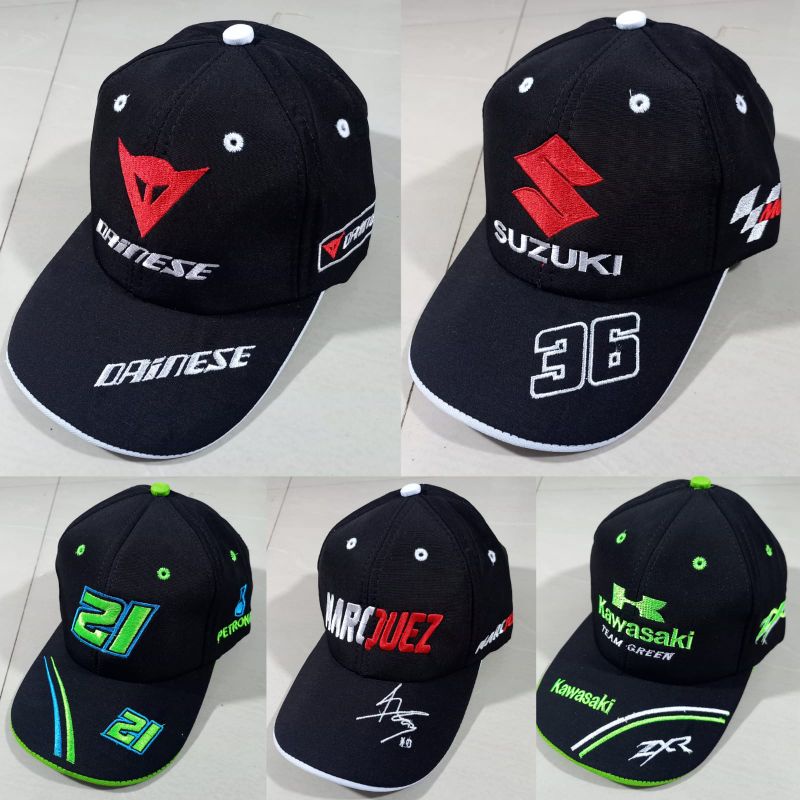 Topi Racing Anak/ Topi Balap Anak full bordir