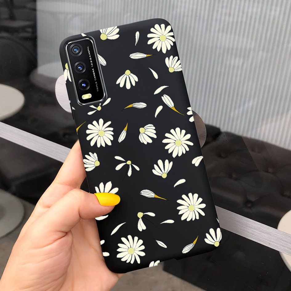 Soft Case Vivo Y20 Y20i Y30 Y50 Y30i Y11s Y12s Y20s 2021 2020 Casing Fashion Leopard Matte Cover Vivo 1938 1935 V2029 Case-TGhei1616
