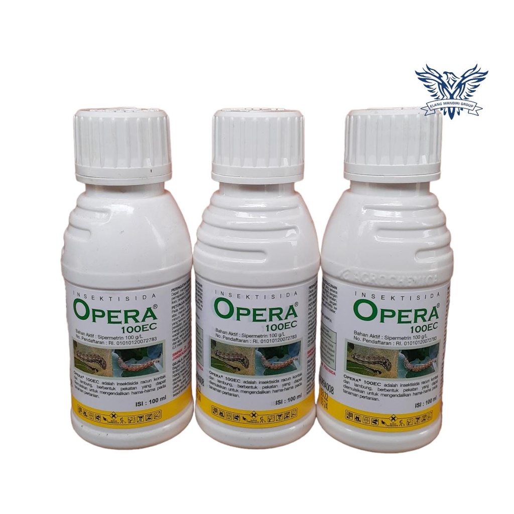 Insektisida Opera 100EC 100ml Sipermetrin 100 CC Pembasmi Hama Ulat, Belalang ,Semut dan Serangga lainnya Agrochemica Sidametrin rajatrin