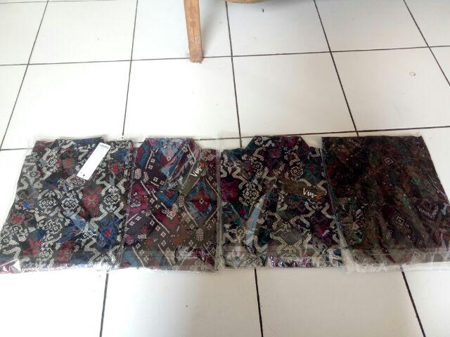 Brotherrocks Kemeja Batik Pria Torpedo Hitam