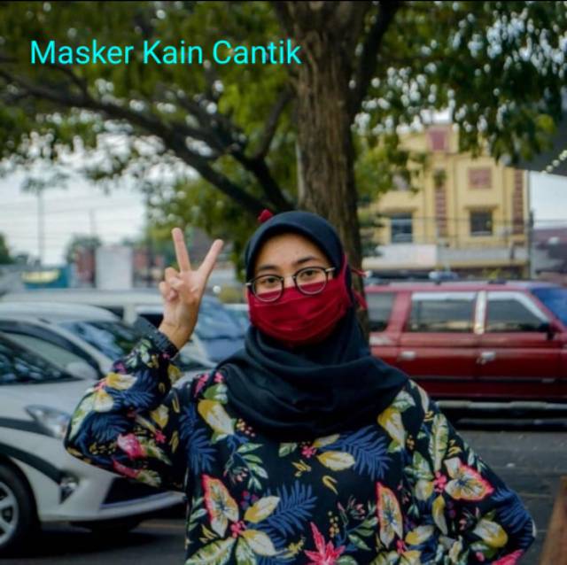 MASKER HIJAB KAIN TERMURAH DIJUAL SATUAN MOTIF WARNA